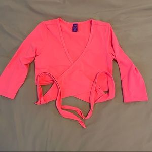 WBK coral ballet top size small (new)